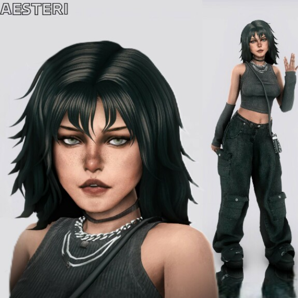 Alpha Atrixia Darou Sim by aesteri - The Sims 4 Custom Content