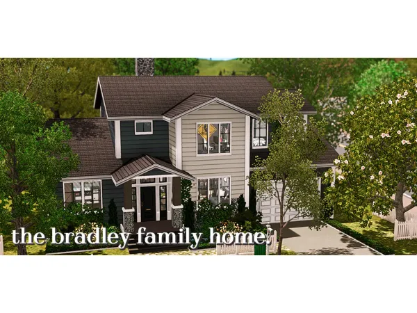 the bradley family home by shellsea - The Sims 3 Custom Content