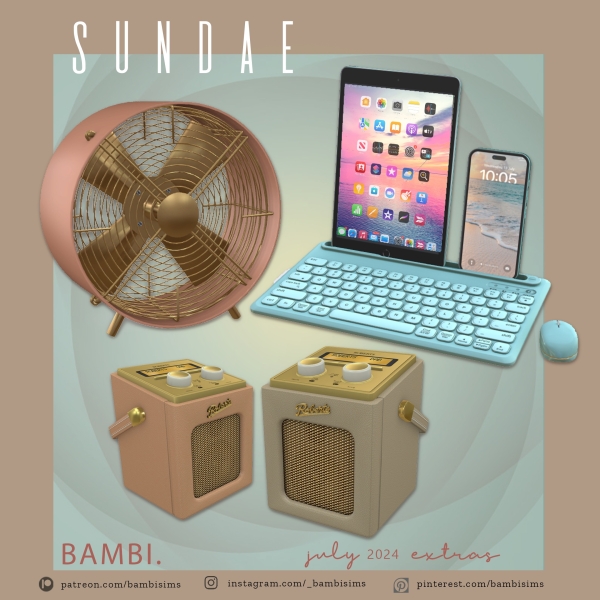 Alpha sundae by bambisims - The Sims 4 Custom Content