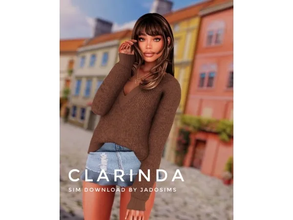 Sims 4 Clarinda u2661 (Sim Download)