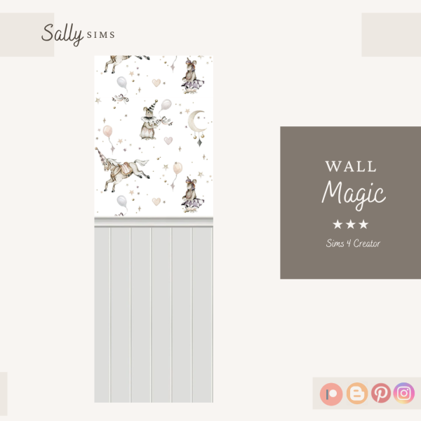 Alpha Wall MAGIC by sally4sims - The Sims 4 Custom Content