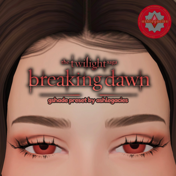 Mix Gshade Preset Breaking Dawn by ashlegacies - The Sims 4 Custom Content