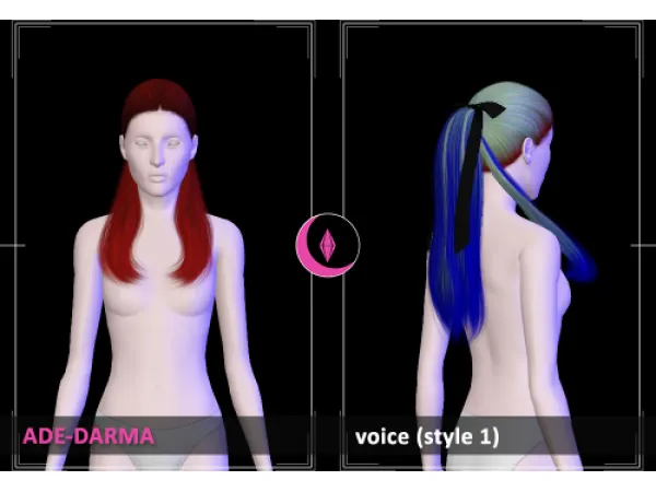 ADE VOICE (STYLE 1 4) by carversims - The Sims 3 Custom Content