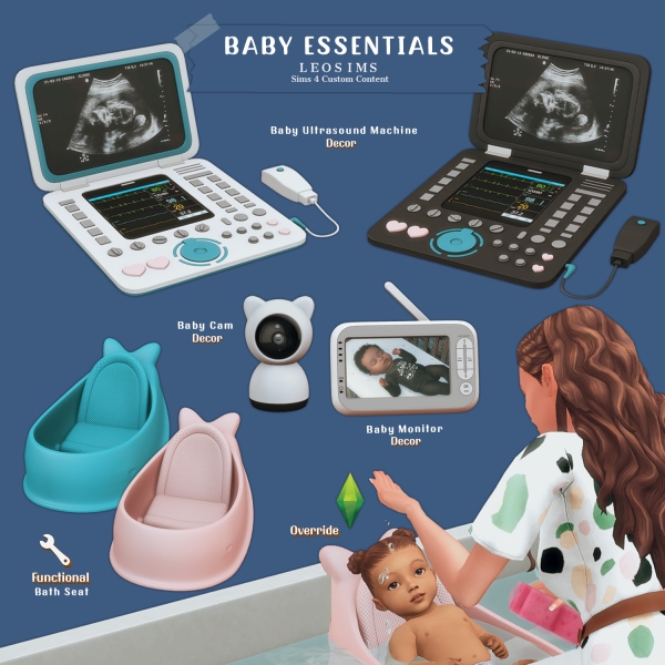 Mix Baby Essentials by leosims4cc - The Sims 4 Custom Content