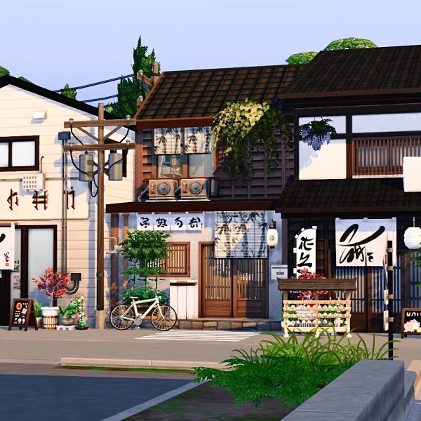 Maxis Match Japanese Home No by simsfinds - The Sims 4 Custom Content