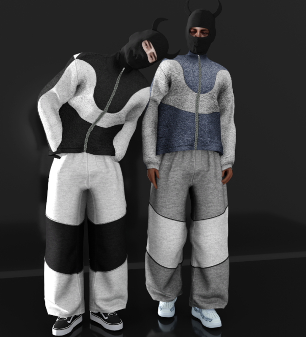Alpha OUTFIT OVER MOON by whimp - The Sims 4 Custom Content