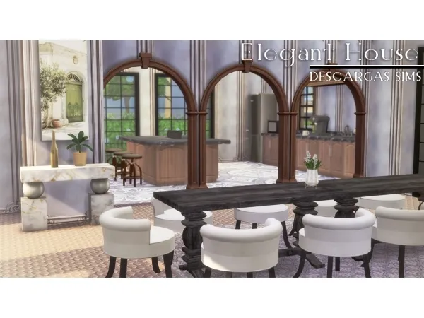 Alpha Elegant House - The Sims 4 Custom Content