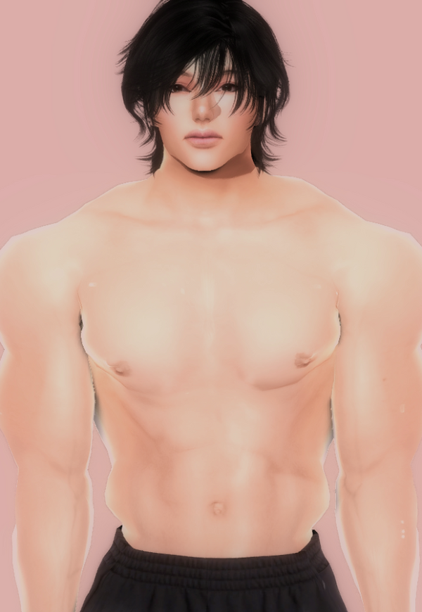 Alpha BEARD by poffysims - The Sims 4 Custom Content