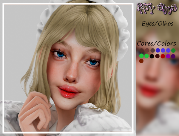 Alpha Olhos Luminosos by patysims - The Sims 4 Custom Content