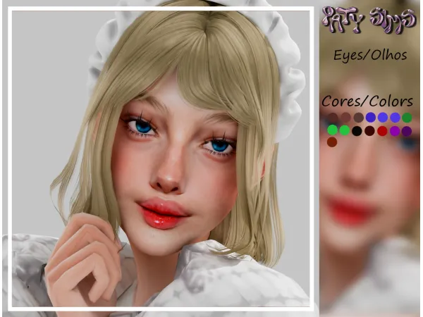 Alpha Olhos Luminosos - The Sims 4 Custom Content