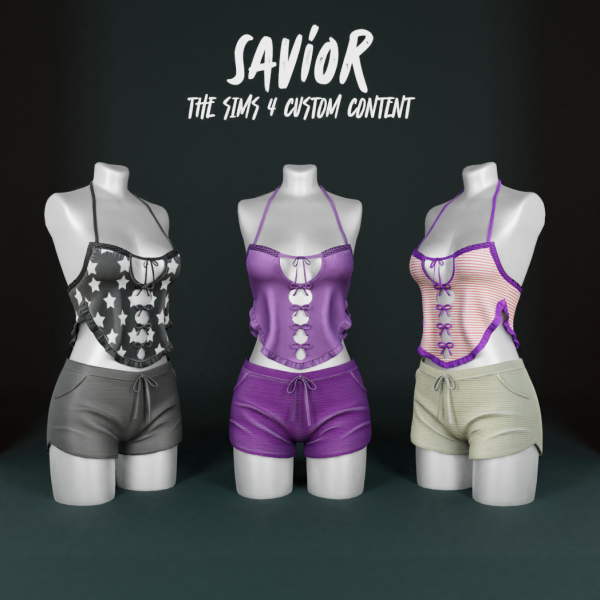 Alpha SO_Chitaka Set by saviorts4 - The Sims 4 Custom Content