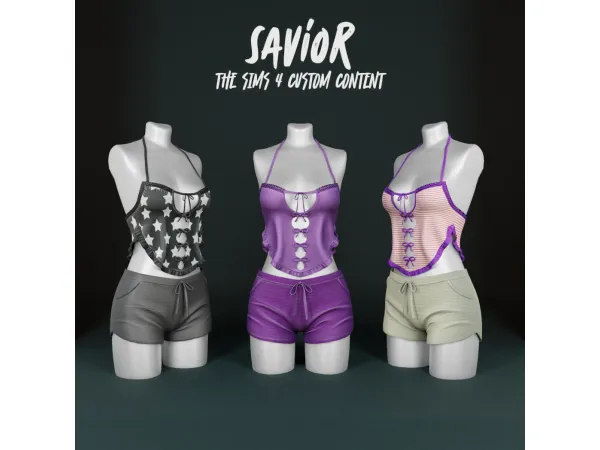 Alpha SO_Chitaka Set - The Sims 4 Custom Content