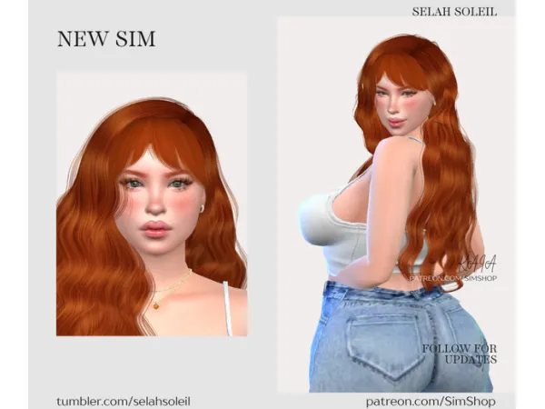 Alpha Kaia Bush by SimShop - The Sims 4 Custom Content