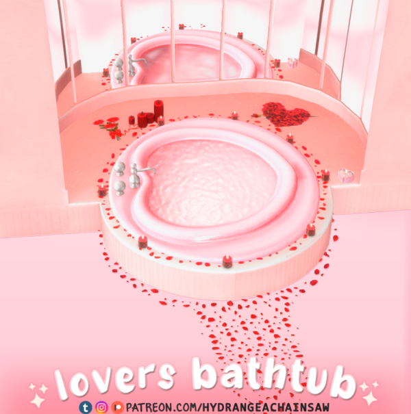 Maxis Match Lovers bathtub by hydrangeachainsaw - The Sims 4 Custom Content