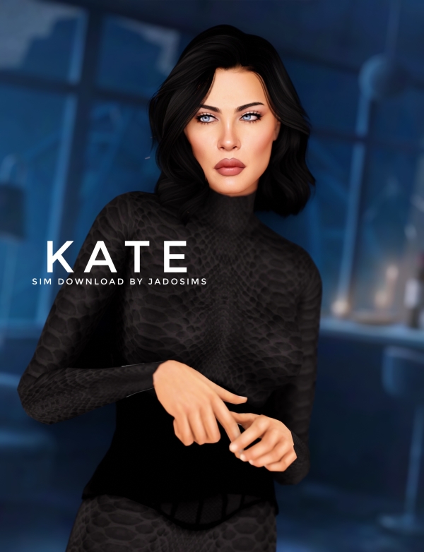 Alpha Kate Beckinsale (Sim Download) by shopwithflynnn - The Sims 4 Custom Content