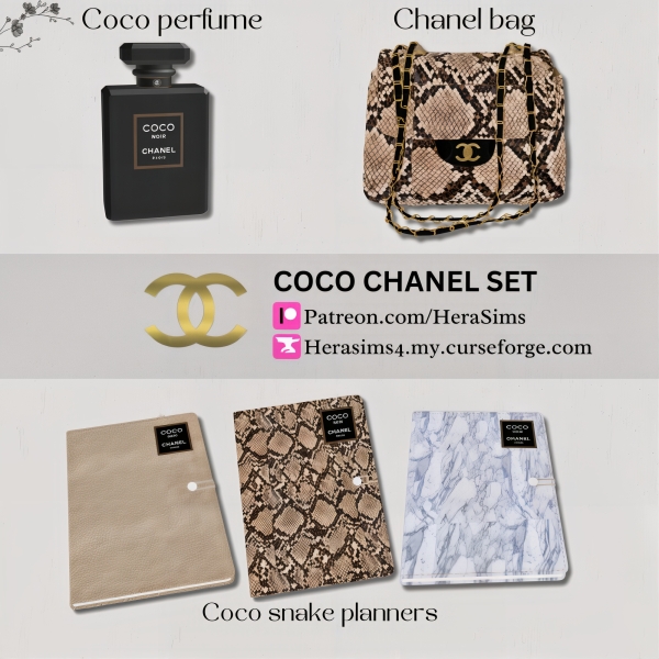 Alpha Coco Chanel set by herasims4 - The Sims 4 Custom Content