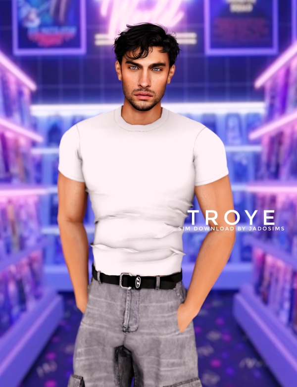 Alpha Troye (Sim Download) by shopwithflynnn - The Sims 4 Custom Content