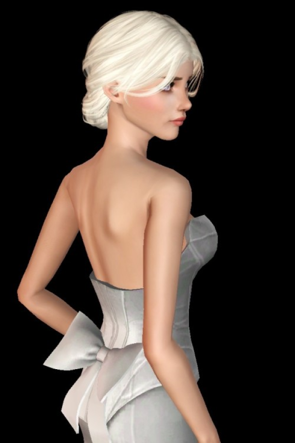 SClub Updo Hairstyle 020125 by simsfinds - The Sims 3 Custom Content