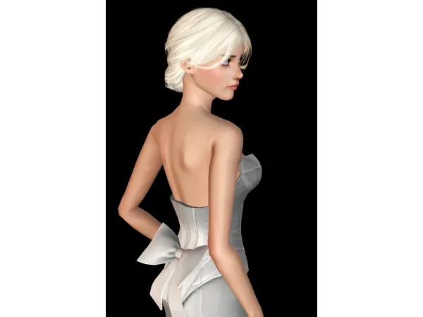 SClub Updo Hairstyle 020125 by melsts3cc - The Sims 3 Custom Content
