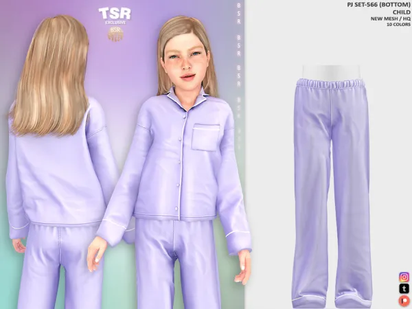 ChildF - PJ SET-566 (BOTTOM) BD1459 by busra-tr