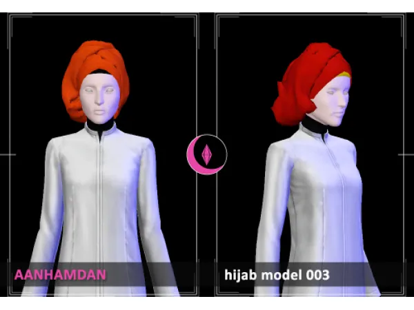 AANHAMDAN HIJAB MODEL 003 by carversims - The Sims 3 Custom Content