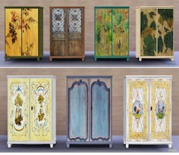 2012 Advent Day 18 Jope Cabinet Recolors by simsfinds - The Sims 3 Custom Content