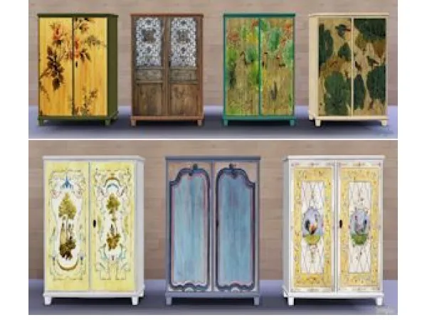 2012 Advent Day 18 Jope Cabinet Recolors - The Sims 3 Custom Content