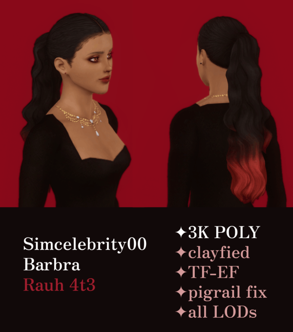 Simcelebrity00s Barbra hairstyle converted for by simsfinds - The Sims 3 Custom Content