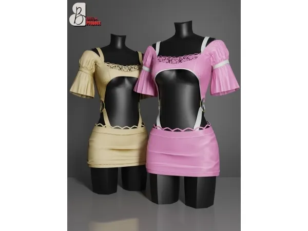 Sims 4 BillionProject-Vitta Mini Dress