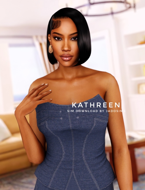Alpha Kathreen (Sim Download) by shopwithflynnn - The Sims 4 Custom Content