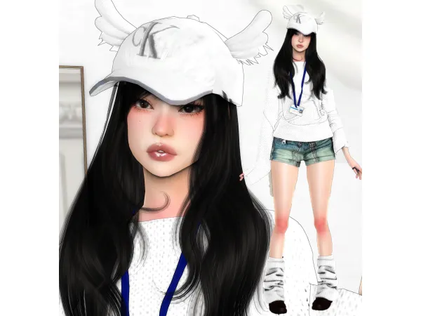 Alpha Kaye Soo by deepmoon - The Sims 4 Custom Content