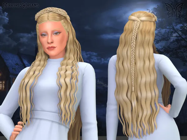 Maxis Match Banner Hair Lady Gaga Abracadabra - The Sims 4 Custom Content