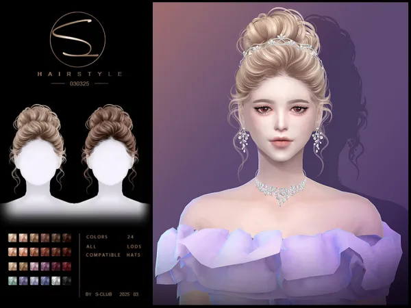 UPDO HAIRSTYLE 030325 by S-CLUB