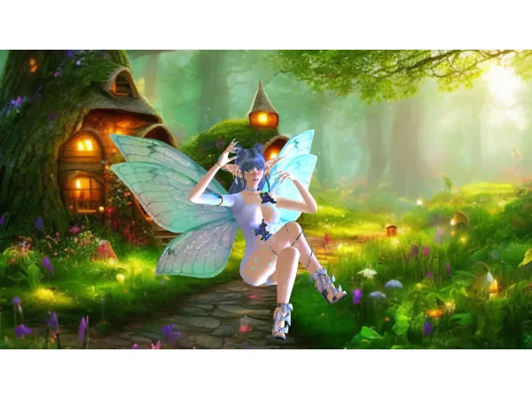Alpha Fairy updated by SimmieRena - The Sims 4 Custom Content