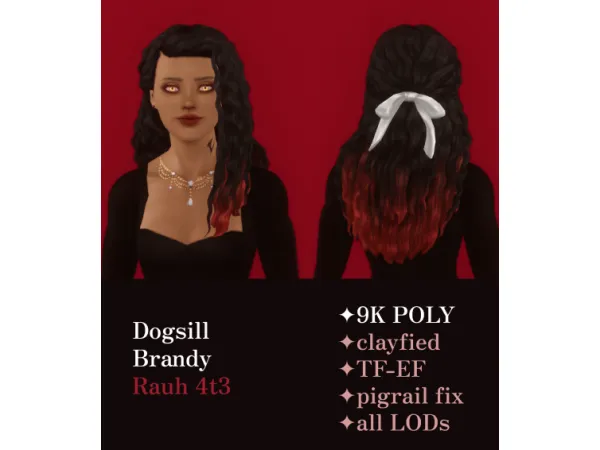 Dogsillu2019s Brandy hairstyle converted for by rauh - The Sims 3 Custom Content