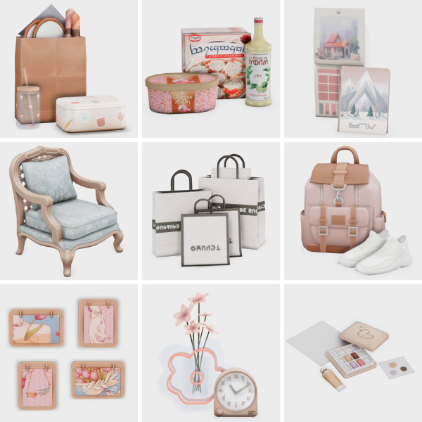 Maxis Match girly apartment vibes sims 4 finds by simsfinds - The Sims 4 Custom Content
