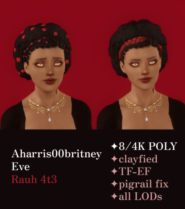 Aharris00britneys Eve hairstyle converted for by simsfinds - The Sims 3 Custom Content