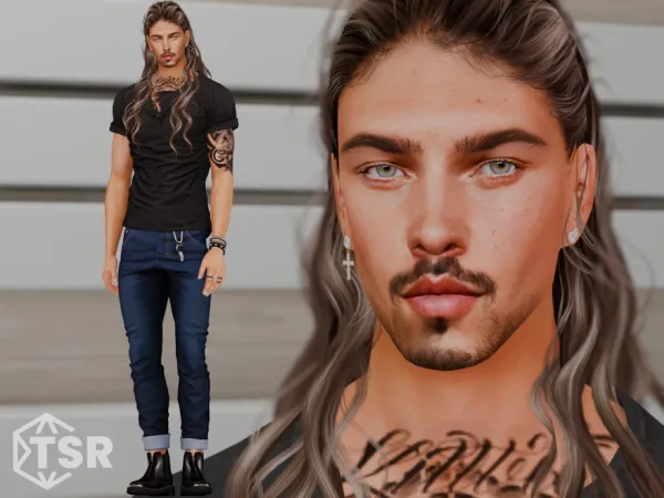 Alpha Axel Knight by - The Sims 4 Custom Content