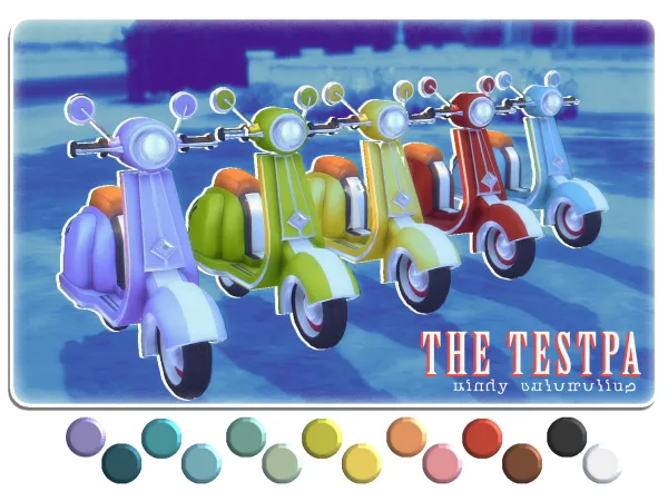 Maxis Match The Testpa A Deco Scooter for by surelysims - The Sims 4 Custom Content