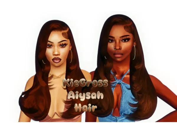KieGross Aiysah Hair by lalasimmer - The Sims 3 Custom Content