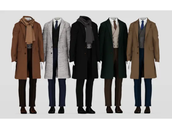 Men Suit by boutiqueamelie - The Sims 2 Custom Content