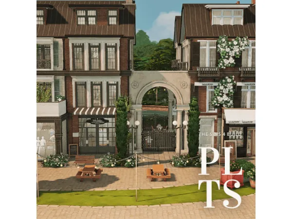 Maxis Match Luxury shopping center Henford on bagley by PilarLeonYT - The Sims 4 Custom Content