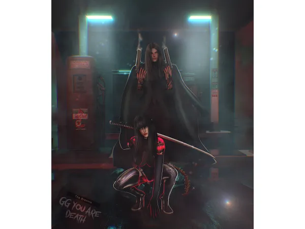 Mix [TheBrennts] GG You Are Death - The Sims 4 Custom Content