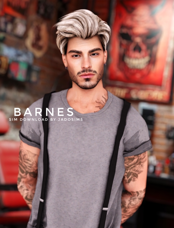Alpha Barnes (Sim Download) by shopwithflynnn - The Sims 4 Custom Content