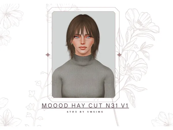 4to3 Moood Hay Cut N31 V1 by VMSims - The Sims 3 Custom Content