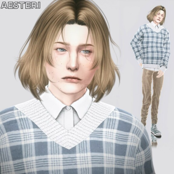 Alpha Adrian Abde Sim by aesteri - The Sims 4 Custom Content