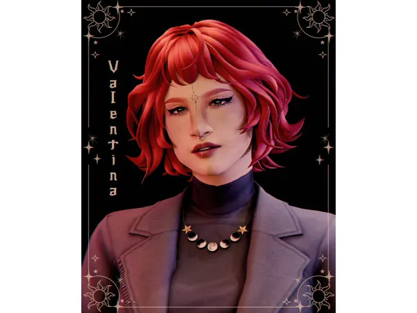 Maxis Match Valentina by demonyo - The Sims 4 Custom Content