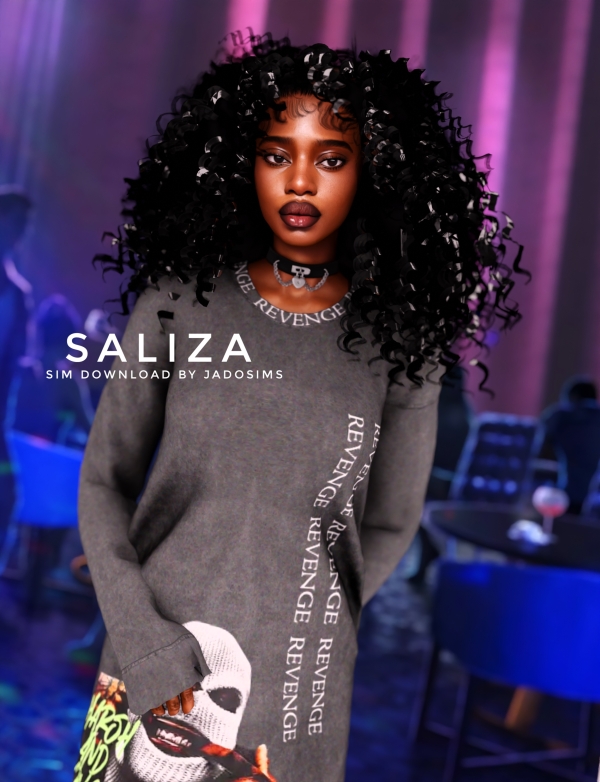 Alpha Saliza (Sim Download) by shopwithflynnn - The Sims 4 Custom Content