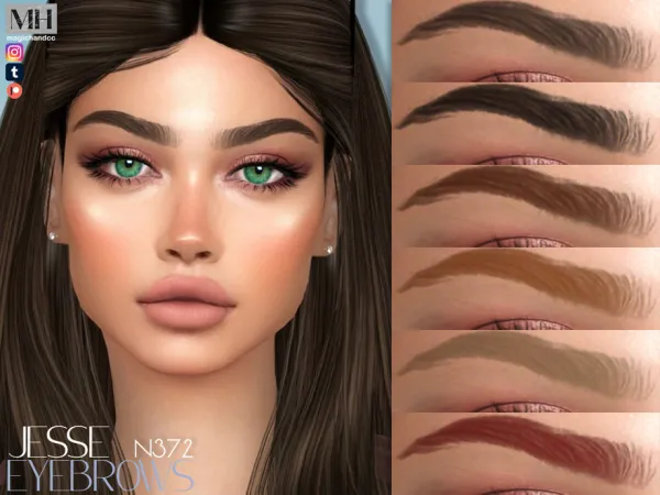 Jesse Eyebrows N372 by MagicHand