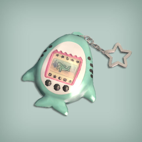 jacky93sims Shark Tamagotchi Functional for by simsfinds - The Sims 2 Custom Content